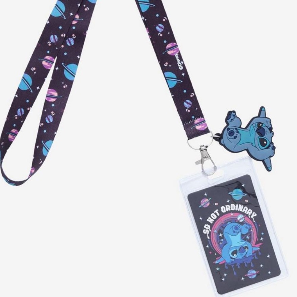 2/$20 Sale! Disney Stitch So Not Ordinary Lanyard new with tags